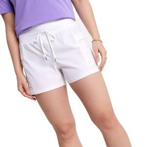 Calia Journey Collection Mid-Rise Cargo Short Women's S White NWT